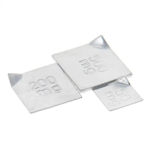 Utoolmart Pesos de báscula Calibración 500mg-10mg 6pcs M2 Clase Pesos de Calibración Caja de Aluminio