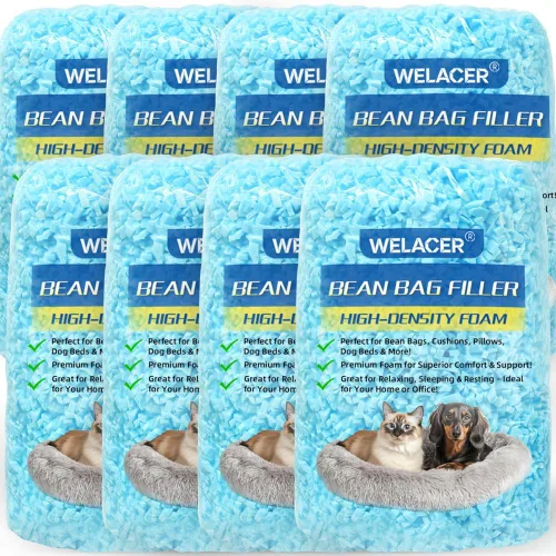 Miniatura 21 de Relleno de espuma viscoelástica triturada de 10 libras para relleno de puf, cojín de silla de almohada, cama de perro, repuesto para manualidades