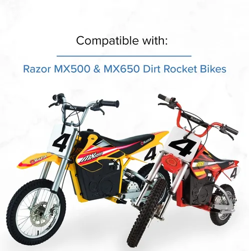 Miniatura 4 de AlveyTech Rotor de disco de freno delantero para motos eléctricas Razor MX500 y MX650 – Rotores para frenos de bicicleta de cohete, 6-1/4 pulgadas