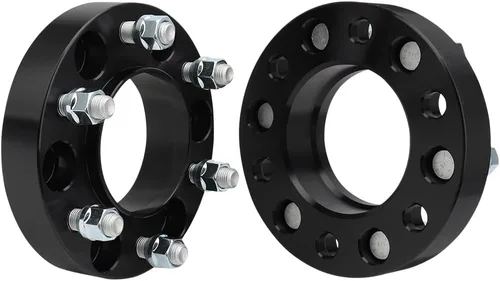 Miniatura 17 de IRONTEK Espaciadores de rueda de 4 x 4 pulgadas, espaciadores forjados de 1 pulgada con orificio de cubo de 2.598 in, pernos de 1/2 pulgadas x 20