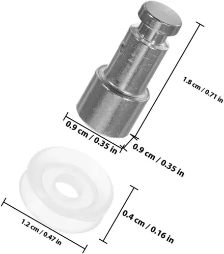 Miniatura 2 de Gatuida Universal Pressure Cooker Float Valve Replacement Kit, 12pcs (6 Float Valve Stems + 6 Gaskets) Compatible with 4l/5l/6l Electric Pressure