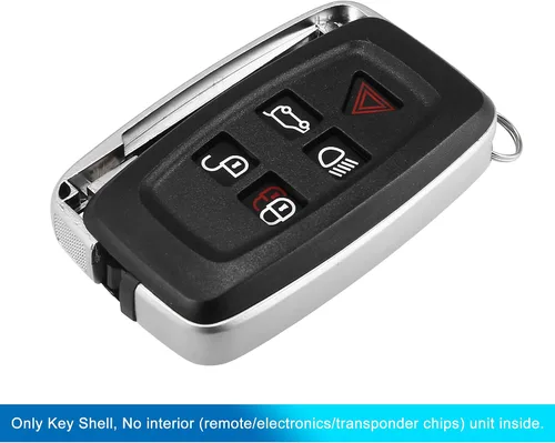 Miniatura 5 de X AUTOHAUX 2 unids reemplazo sin llave llave remoto llave llavero llavero caso para Land Rover LR4 deporte 2010 2011 2012 2013 2014 2015