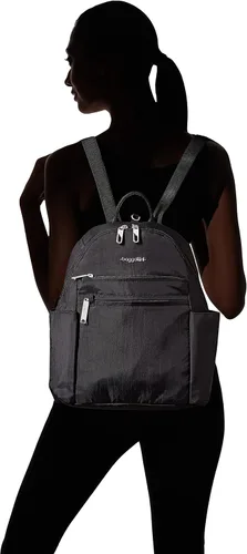 Miniatura 10 de Baggallini Mochila antirrobo Securtex para vacaciones, Negro, talla única