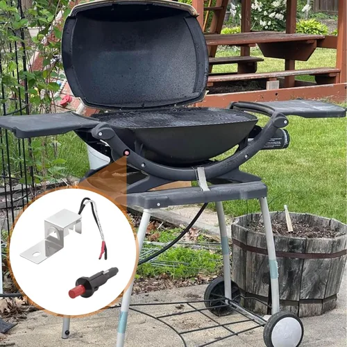 Miniatura 7 de SafBbcue 80462 Encendido de parrilla de repuesto para accesorios de parrilla Weber Q1000/Q2000, para encendido de parrilla de gas Weber Q100 Q200