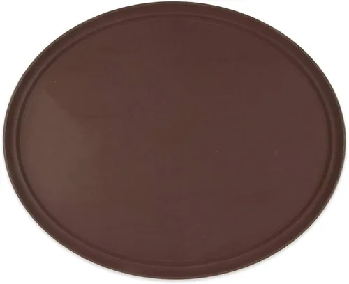 Miniatura 21 de G.E.T. NS-1014-BR Bandeja rectangular antideslizante de plástico sin BPA, de 10 x 14 pulgadas, color marrón