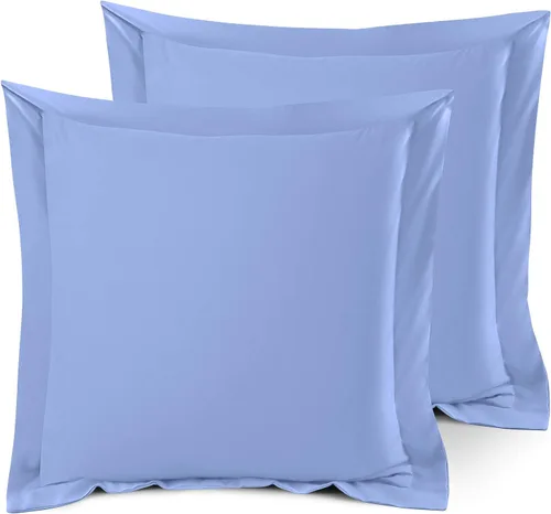 Miniatura 86 de Nestl Juego de 2 fundas tipo sham de almohada suaves - Fundas de almohada de microfibra de doble cepillado - Fundas de almohada de cama premium