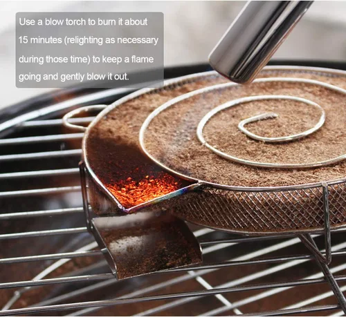 Miniatura 5 de Realcook Generador de humo frío de 8 pulgadas, ahumado en caliente o frío en cualquier parrilla de barbacoa y ahumador, perfecto para salmón