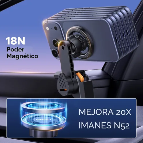 Miniatura 2 de UGREEN Soporte para teléfono para Tesla Model 3 y Y Accesorios Montura de coche Magsafe Montura magnética para teléfono Soporte para teléfono más