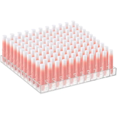 Miniatura 7 de Mumufy Soporte para lápiz labial, organizador de acrílico transparente, organizador de brillo de labios, estuche de plástico para cosméticos