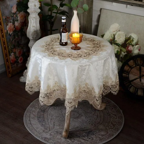 Miniatura 11 de ARTABLE Mantel pequeño de encaje de macramé de otoño y Navidad, para Acción de Gracias, al aire libre, granja, rústico, cocina, fiesta, cumpleaños