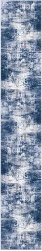 Miniatura 661 de IOHOUZE Alfombra abstracta lavable de 3 x 12 pies para pasillos, antideslizante para cocina, camino de entrada de lana sintética para interiores