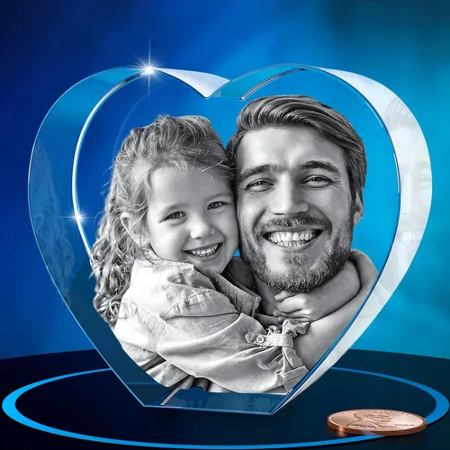 Miniatura 14 de ArtPix 3D Foto de cristal premium, regalos personalizados de Navidad para mujeres, esposa, ella, mamá, hombres, él, papá, abuela - Gran regalo
