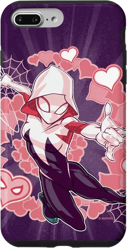 Miniatura 12 de Marvel Spider-Man Into The Spider-Verse Gwen Stacy Hearts - Carcasa para iPhone 17