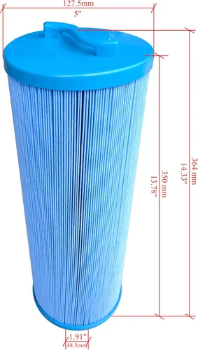 Miniatura 2 de Cartucho de filtro para bañera de hidromasaje Malaka compatible con PWW50L 4CH-949 FC-0172, filtro de repuesto, paquete de 2 (azul)