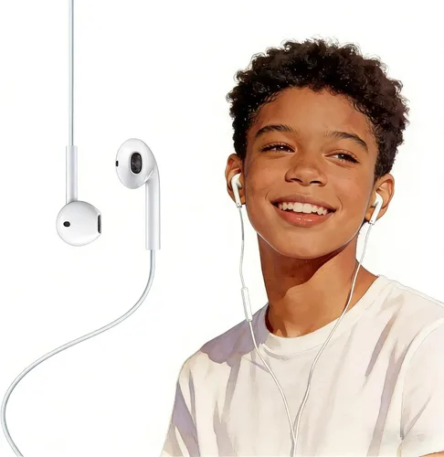 Paquete de 2 auriculares tipo C con cable para iPhone 15 16 16e 17 Pro Max, auriculares USB C con micrófono y auriculares con cancelación de ruido