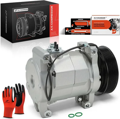 Miniatura 10 de A-Premium Compresor de aire acondicionado con embrague compatible con Honda Element 2.4L 2003-2011