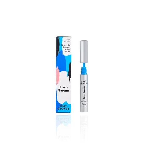 Silly George Suero de crecimiento de pestañas para cejas más gruesas, más llenas, más largas y atrevidas, suero premium, potenciador de pestañas y