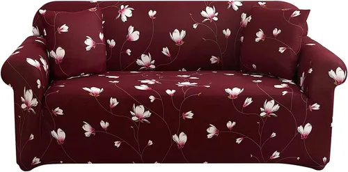 Miniatura 40 de HOOBUY Funda de sofá estampada, Funda elástica para sillón, Jugo de funda de sofá con patrones para sillón acojinado de 3 plazas, YLYZ