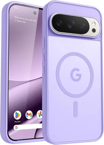 Miniatura 129 de Funda para teléfono Google Pixel 9 Pro XL, Compatible con Magnético, Protección contra Caídas de Grado Militar Translúcida Mate Resistente a Golpes