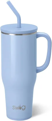 Miniatura 21 de Swig Life Mega Taza de 30 oz, Vaso de 30 oz con Asa y Pajita, Compatible con Portavasos, Apto para Lavavajillas, Vaso Aislado Extra Grande, Botella
