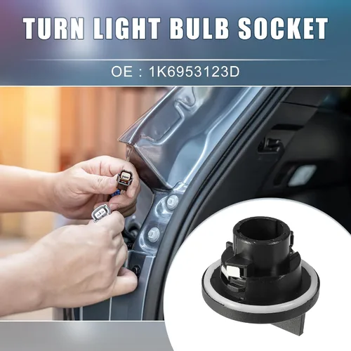 Miniatura 2 de Bombilla de giro para Volkswagen Jetta Sedan 2011-2017 plástico negro