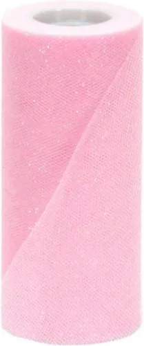 Miniatura 24 de Offray Sparkle - Cinta de tul para manualidades, 18 pulgadas por 10 yardas, narciso