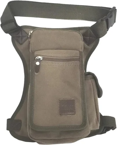 Miniatura 8 de Riñonera de nailon para hombres y mujeres, motocicleta, ciclismo, riñonera para viajes, al aire libre, senderismo, táctica, bolsa cruzada