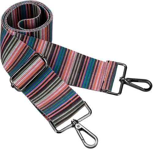 Miniatura 80 de ZOOEASS Hebillas de níquel Correa ancha para el hombro ajustable de repuesto para cinturón de pistola, hebilla de guitarra estilo bandolera