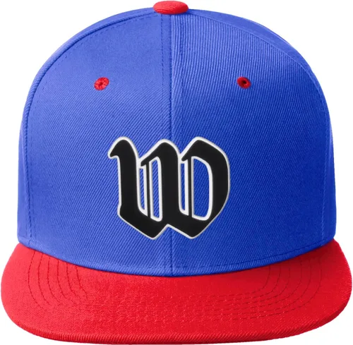 Miniatura 458 de Daxton Gorra clásica con visera de billete plano con letras del alfabeto inglés antiguo de la A a la Z