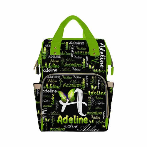 Miniatura 40 de InterestPrint Bolsa de pañales con nombre, mochila personalizada para hombres y mujeres, Color 17, Mochilas Daypack