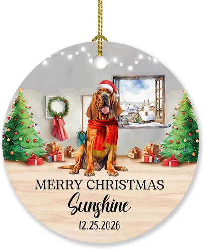 Miniatura 21 de Adorno de perro de Alaskan Malamute personalizado, árbol de Navidad, adorno de perro de Malamute de Alaska, regalos para amantes de los perros