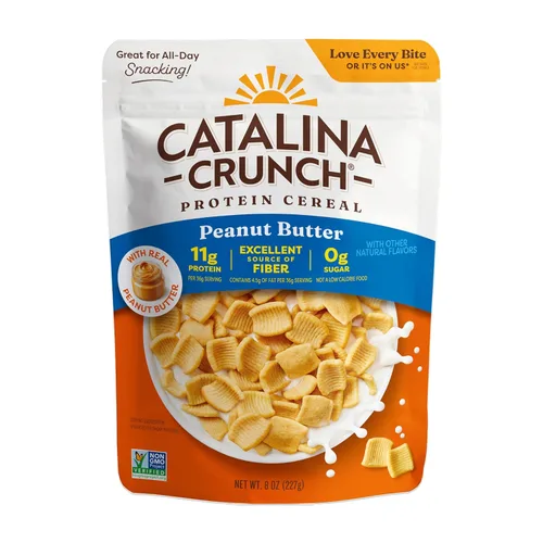 Miniatura 11 de Catalina Crunch Cinnamon Toast - Cereal apto para dietas cetogénicas, bajo en carbohidratos, sin azúcar, gluten ni granos, snacks veganos