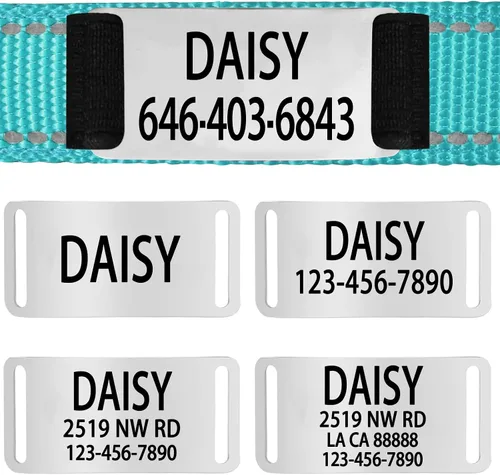 Miniatura 6 de Collar de perro Martingala personalizado con hebilla de bloqueo, collares de perro Martingala de entrenamiento personalizados grabados con nombre