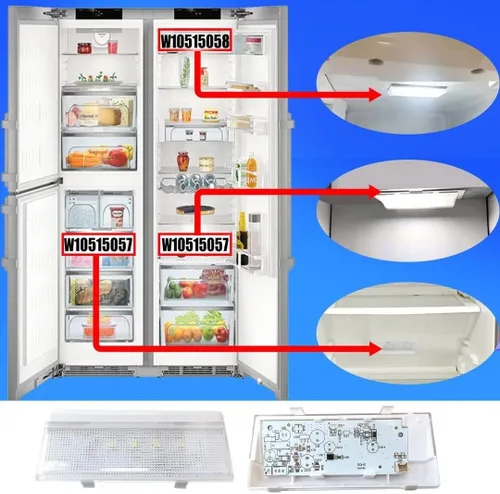 Miniatura 5 de Reemplazo de luz LED WPW10515057 (AP6022533) W10515057 3021141 PS11755866 W10398007 para frigorífico WRS322FDAW04