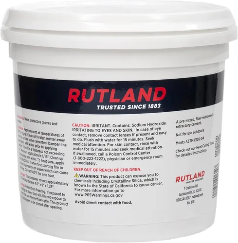 Miniatura 6 de Rutland 610 - Cemento refractario.