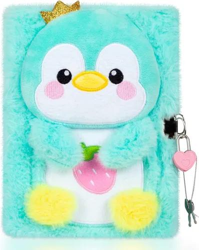 Miniatura 9 de Diario de unicornio para niñas con cerradura, juguetes de unicornio de peluche, regalo para niñas adolescentes, cuaderno de escritura de unicornio
