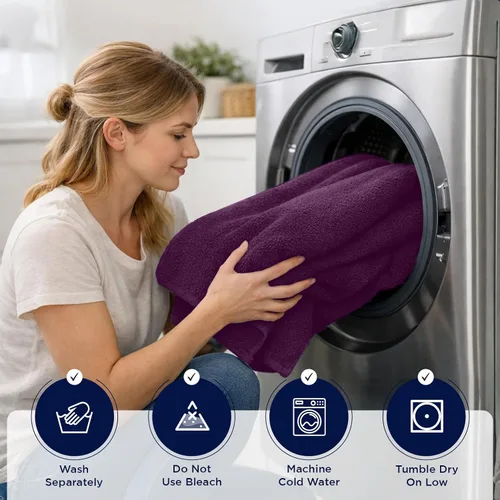 Miniatura 7 de DAN RIVER Paquete de 2 toallas de baño extra grandes de 35 x 70 pulgadas, toallas de baño grandes para adultos, juego de toallas extra grandes