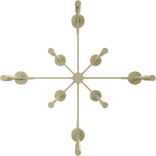 Miniatura 9 de Hunter - Briargrove 8 luces de latón moderno, lámpara de araña grande, regulable, estilo formal, forma de vela, para dormitorios, cocinas, comedor