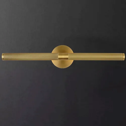 Luz de cuadro roscada de cableado fijo, luz de cuadro de latón de 24 pulgadas para pared, luces de arte doradas regulables, aplique giratorio de