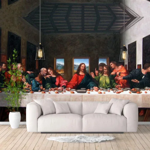 Miniatura 19 de IDEA4WALL Murales de pared para dormitorio, noche estrellada de Van Gogh, pinturas famosas, papel tapiz extraíble grande, calcomanías de pared