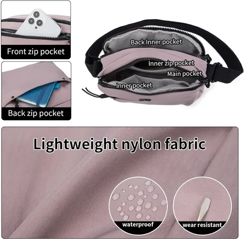 Miniatura 5 de ETidy Bolso de hombro de moda para mujer, bolso cruzado casual, impermeable, ligero, bolso hobo