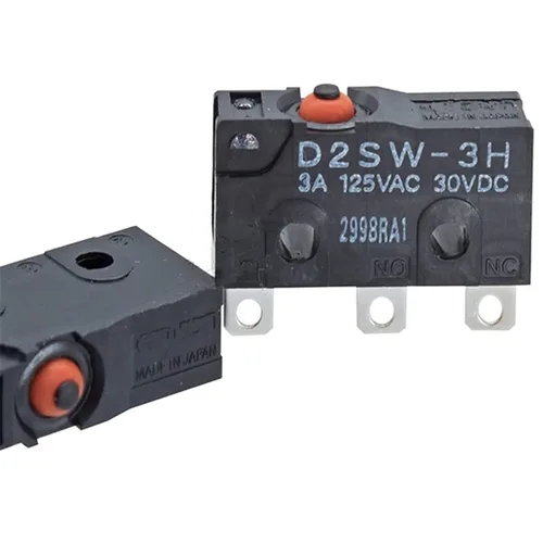 Miniatura 2 de Switch 5PCS Touch Switch D2SW-3H Holding Brae Switch Sealed 3 Feet Micro Switch Waterproof and Dustproof 3A 125V