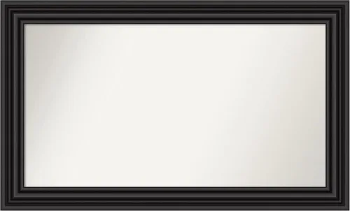 Miniatura 91 de Amanti Art Espejo personalizado, espejo de baño negro puente, espejo de pared o espejo de tocador de baño sobre el fregadero (26 x 26 pulgadas)