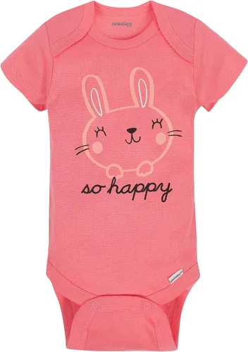 Miniatura 2 de Onesies Brand Paquete de 8 mamelucos de manga corta para bebé niñas