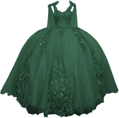 XYAYE Vestidos de quinceañera con hombros descubiertos para mujer, vestido de fiesta con tren hinchado dulce 15 16 vestidos de flores 3D vestidos de