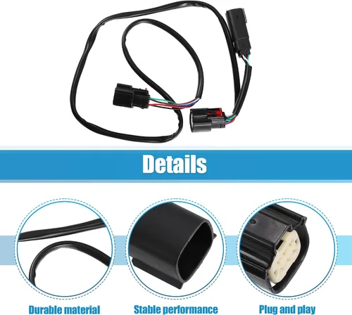 Miniatura 7 de X AUTOHAUX Arnés de Cableado de Desconexión Rápida para Motocicleta Compatible con Harley Davidson para Tour Pak 2014-2019 CD-TP-QD-14 Cable