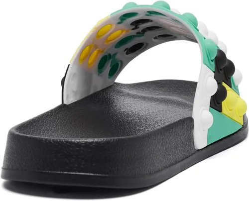 Miniatura 6 de Engtoy Sandalias para niños y niñas, unisex, ligeras, antideslizantes, puntera abierta, cómodas, para ducha, playa, divertidas sandalias