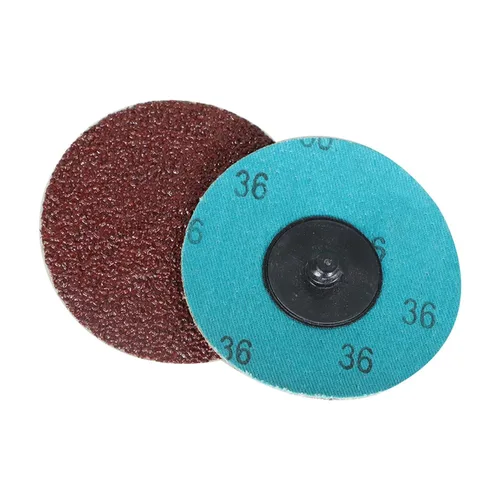 Miniatura 3 de findmall 25 discos de lijado de grano 36 de 3 pulgadas, amoladora de óxido de aluminio, discos de cambio rápido para molinillo de troquel