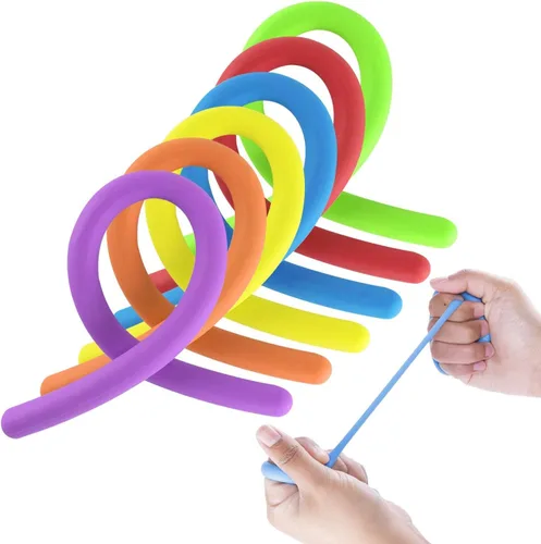Super Z Outlet Juego de juguetes sensoriales elásticos de goma gruesa para aliviar la ansiedad de los niños, regalos y premios de fiesta de