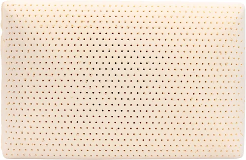 Juego de 2 almohadas de látex Talalay natural de tamaño King para apoyo del cuello y alivio de presión (2, medio suave, King)